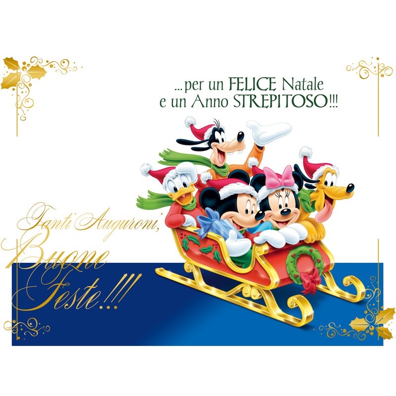 Biglietto Natale Disney Pluto I Migliori Auguri