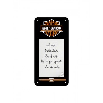 Block notes magnetico Harley Davidson - logo