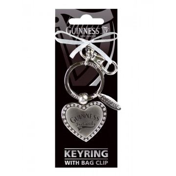 Portachiavi diamond cuore - Guinness 