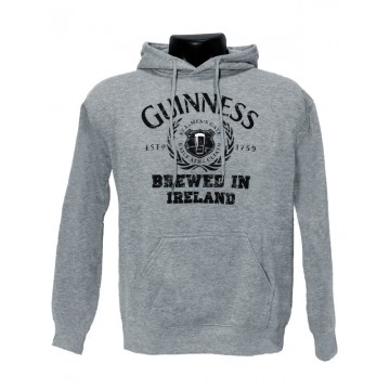 Felpa grigia logo L - Guinness 