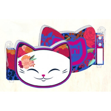 NOTEBOOK CON PENNA BLU RED LUCKY CAT 