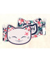 NOTEBOOK CON PENNA FLOWERS LUCKY CAT 