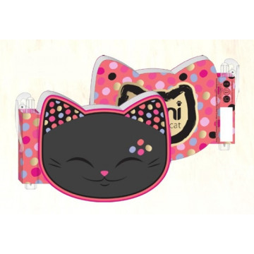NOTEBOOK CON PENNA PINK LUCKY CAT 